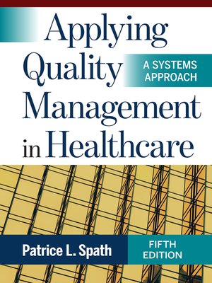 cover image of Applying Quality Management in Healthcare